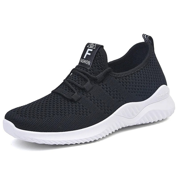 Black Mesh Women's Sneakers