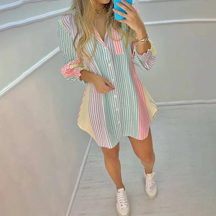 Shirt Dress Striped