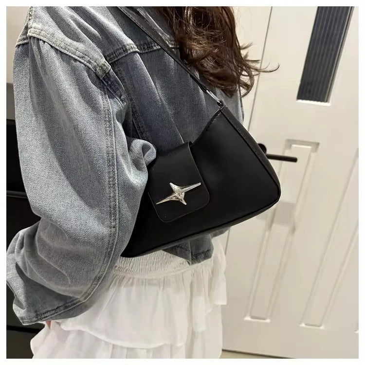 Black Classic Small Y2K Shoulder Bag