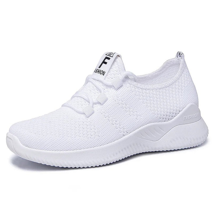 White Mesh Women's Sneakers