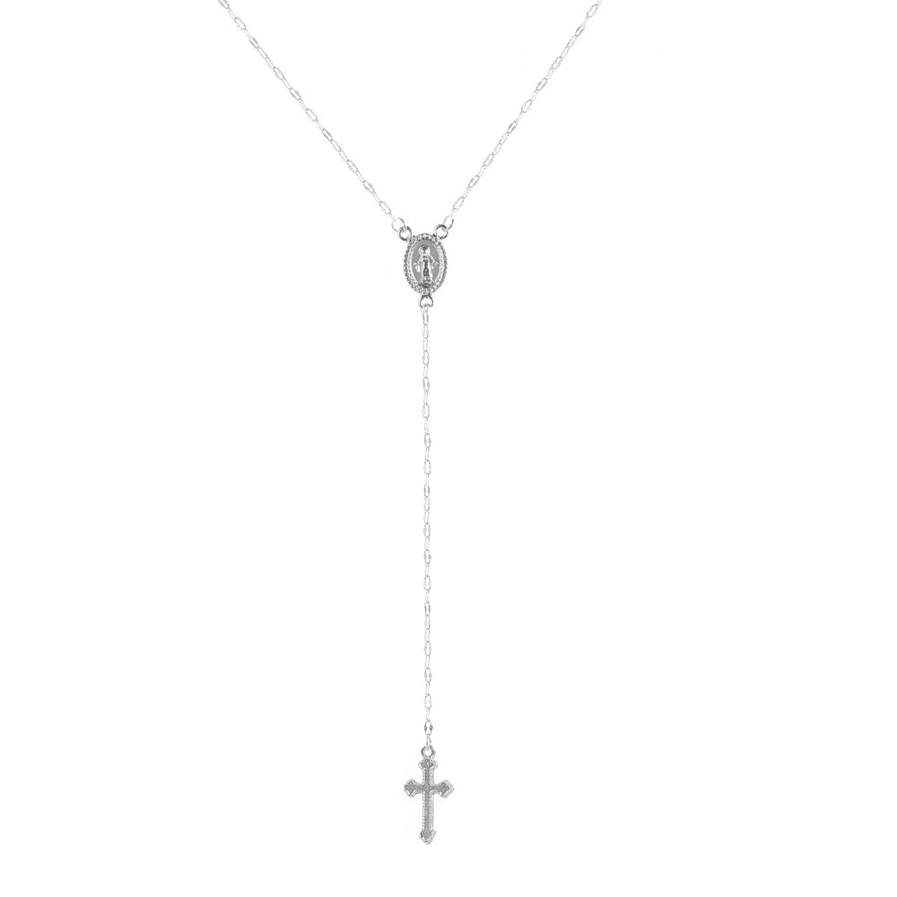 Silver Rosary with Cross Classic and Subtle