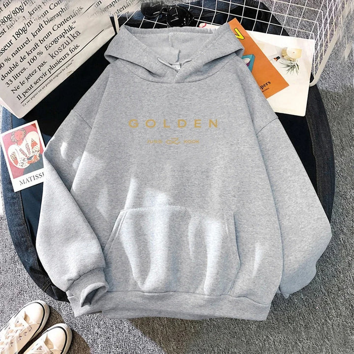 Light hoodie Jungkook GOLDEN