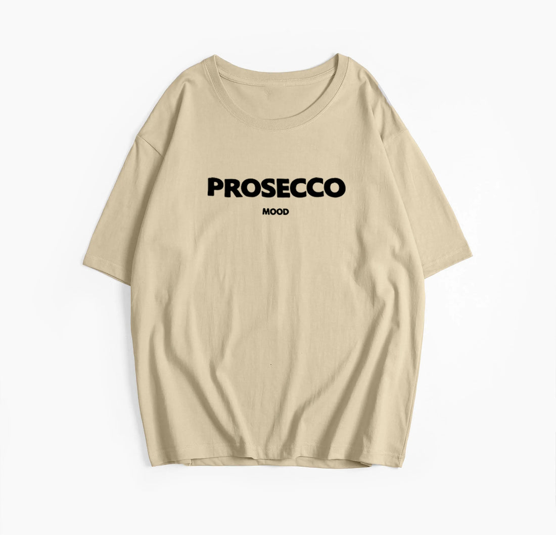 Khaki Oversize Letter Print T-shirt