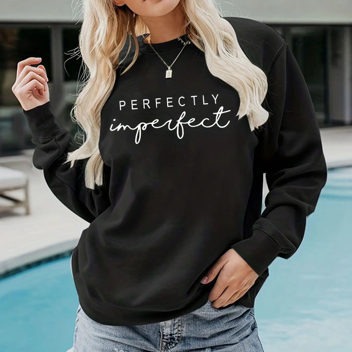 Black Perfectly Imperfect Sweatshirt