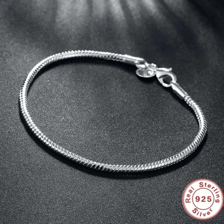 Silver Snake Bracelet