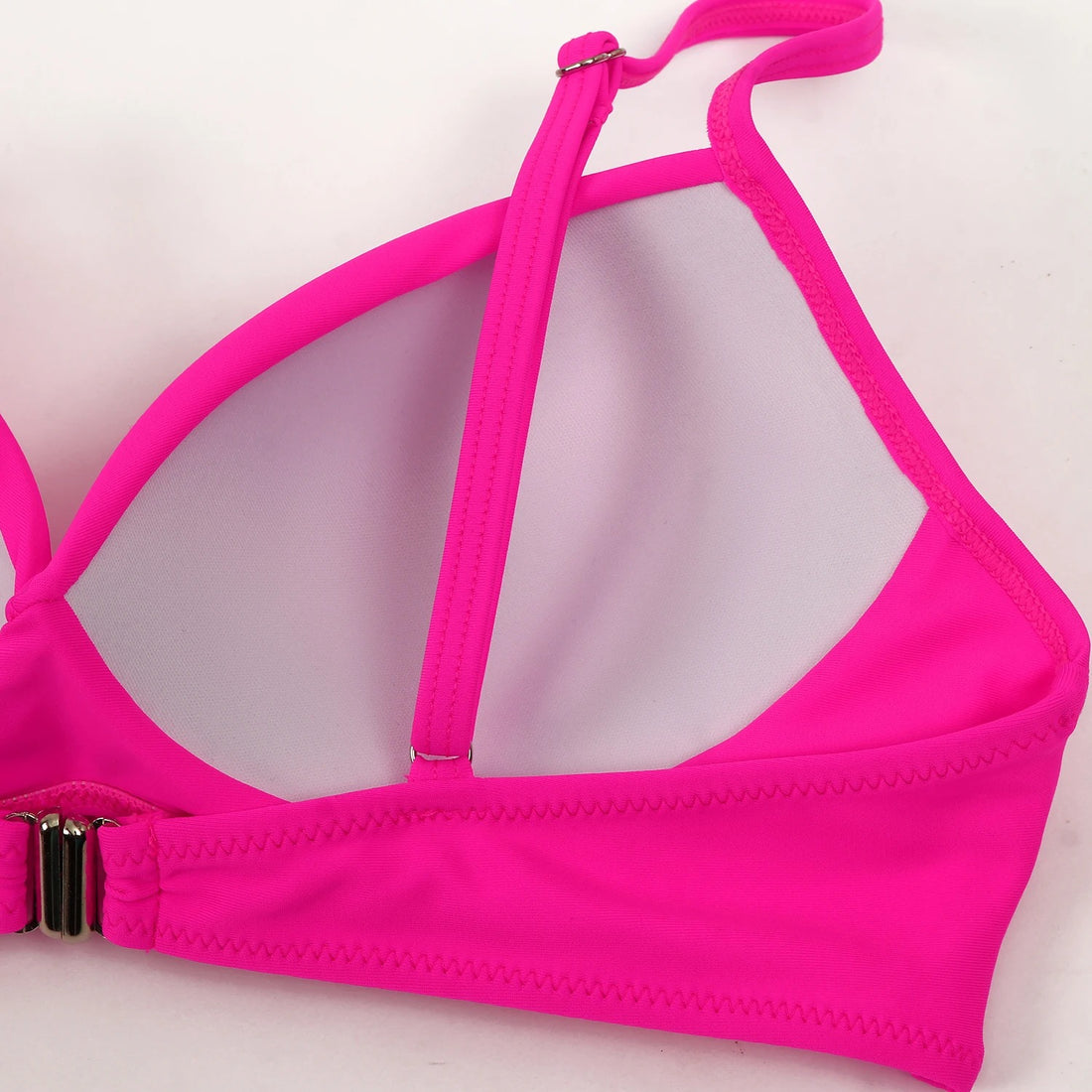 Pink High Waist Push-Up Bikini