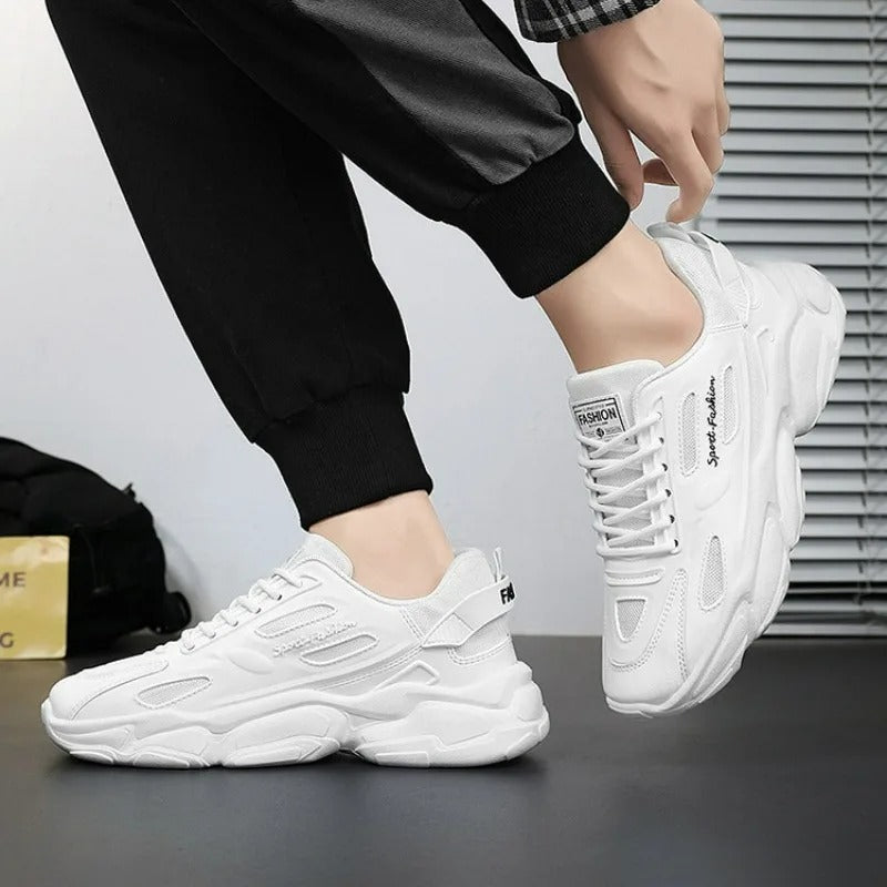 White men's stylish fast sports casual sneakers