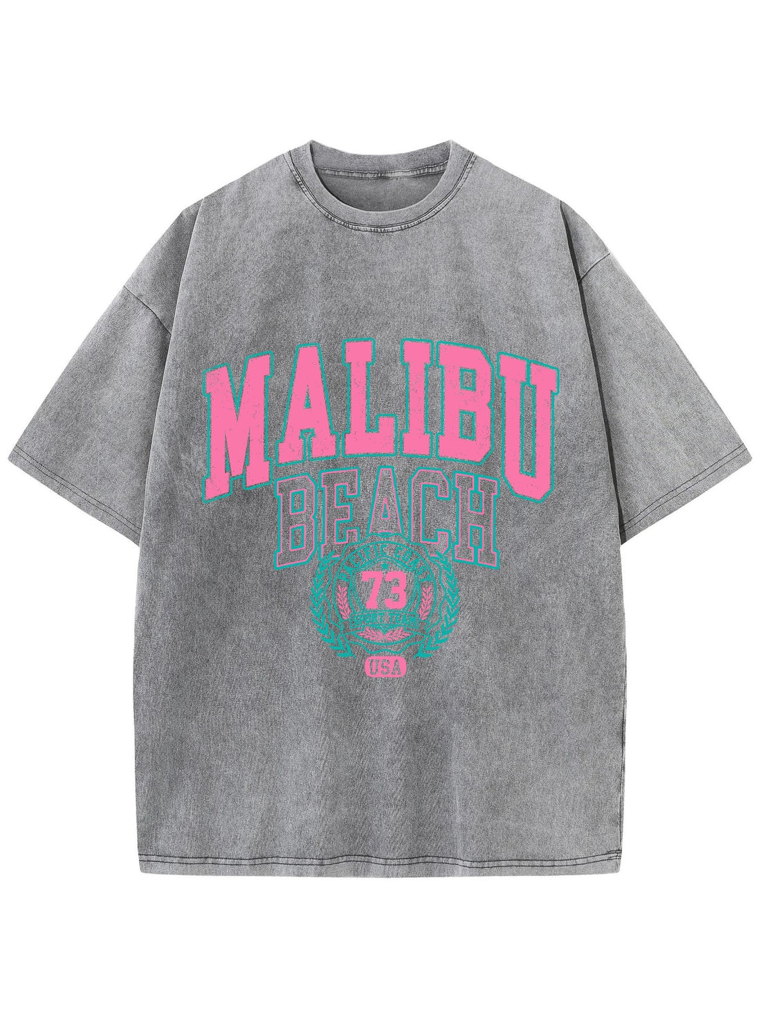 Malibu Beach T-shirt in Gray