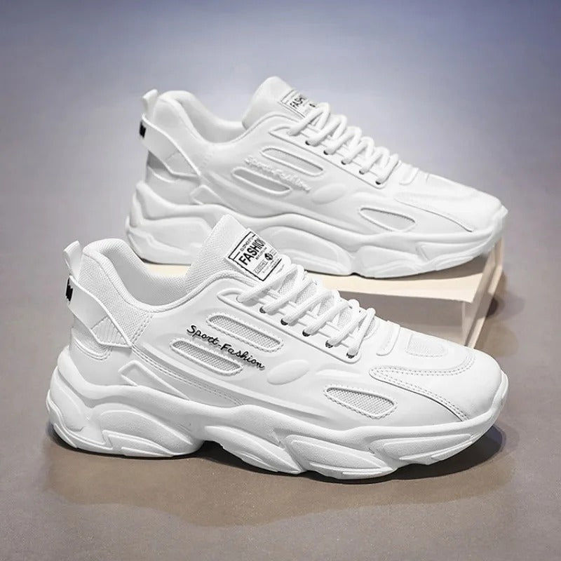 White men's stylish fast sports casual sneakers