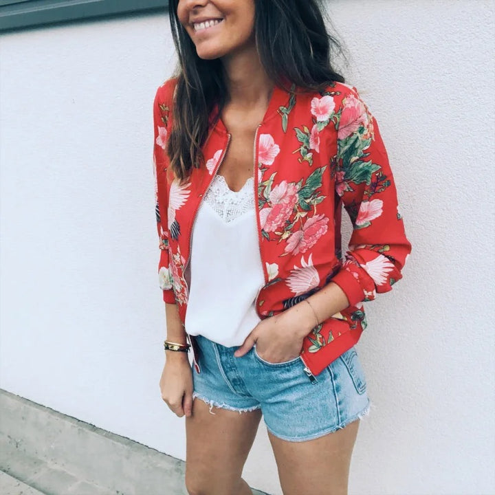 Red Bomber Jacket