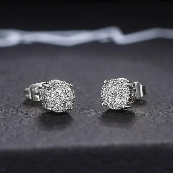 Silver Delicate Stud Earrings Classic Elegance