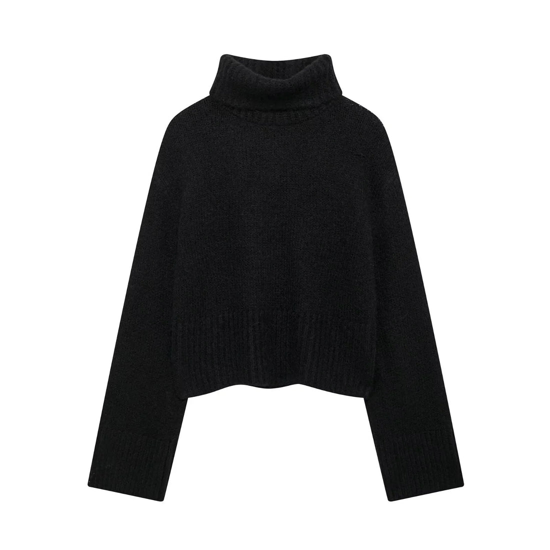 Black Turtleneck Sweater