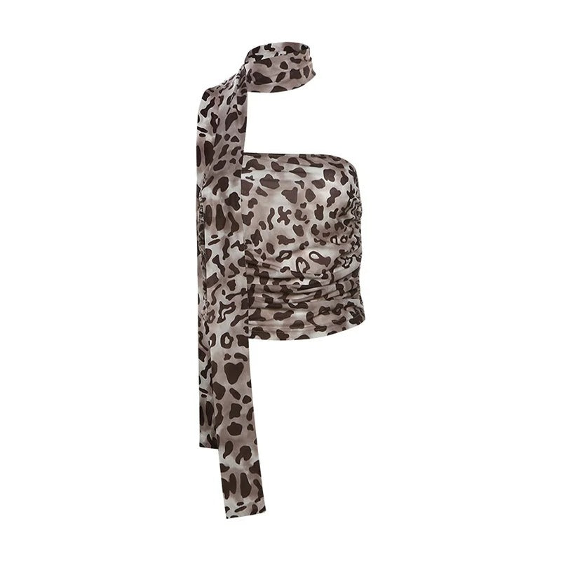 Leopard Tiulowy Top