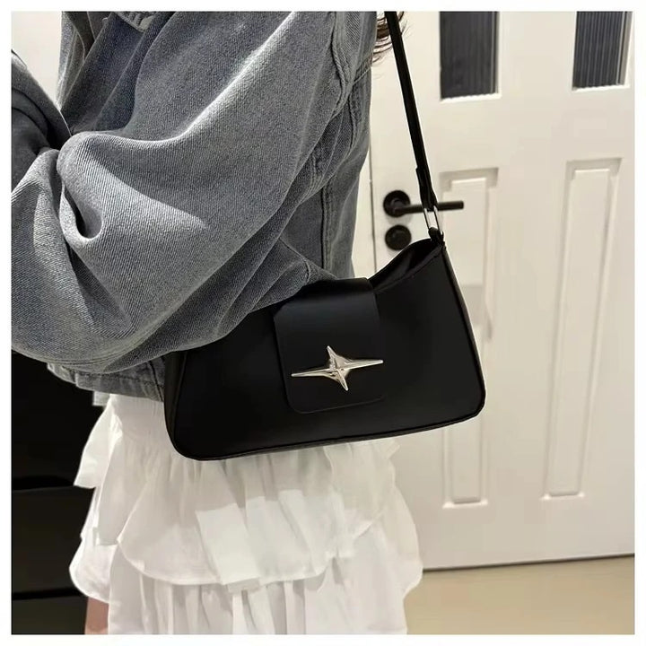 Black Classic Small Y2K Shoulder Bag