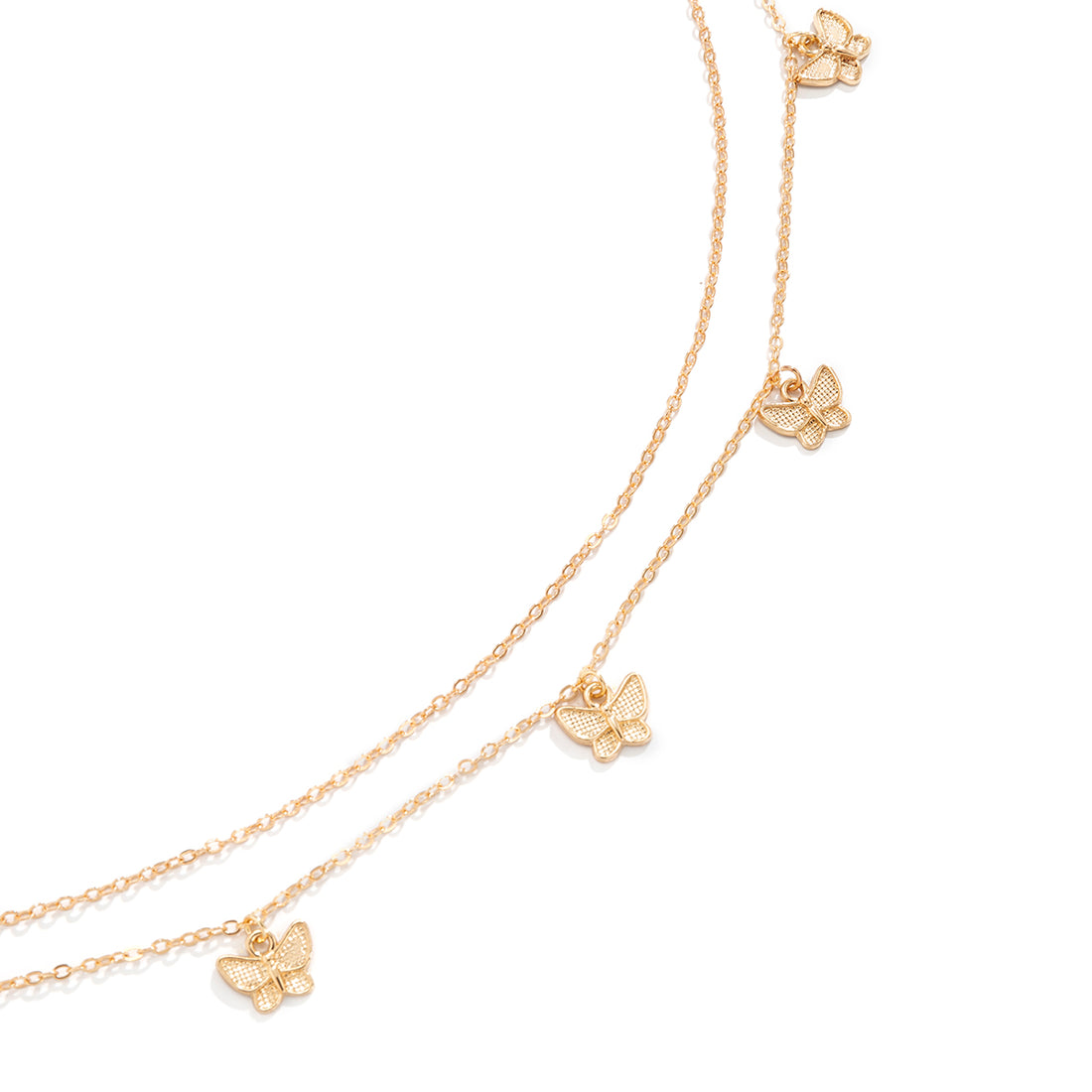 Gold Waist Chain with Butterflies