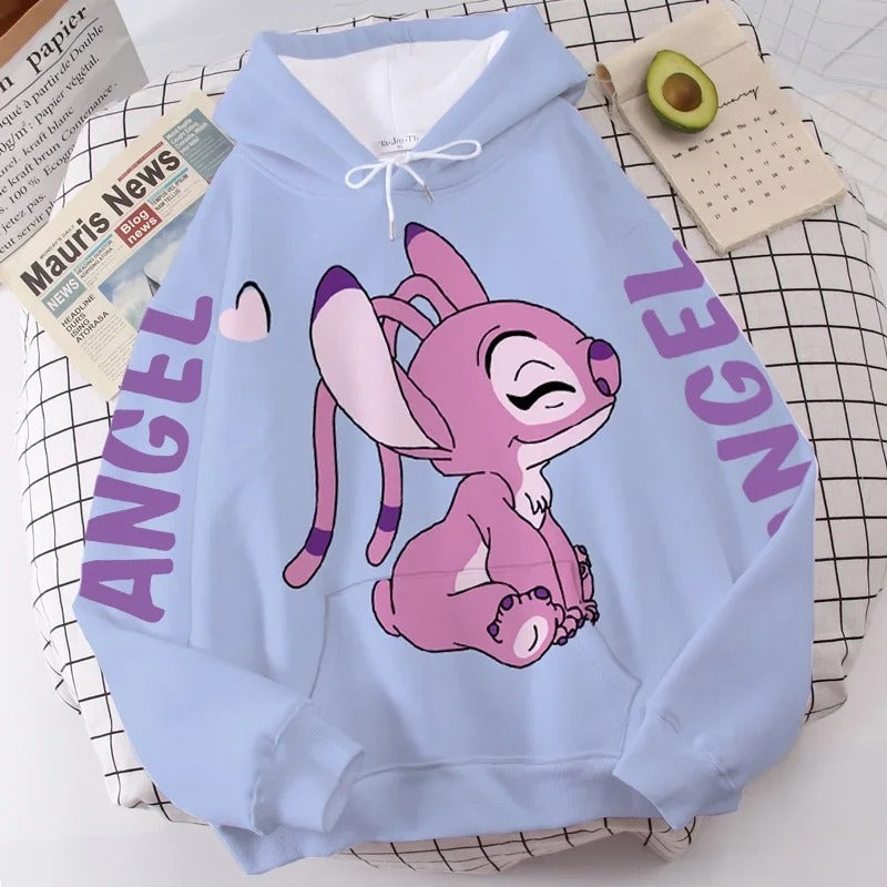 Blue Stitch Angel Sweatshirt