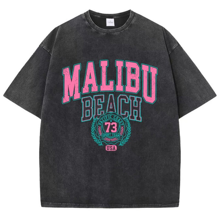 Malibu Beach T-shirt in Black