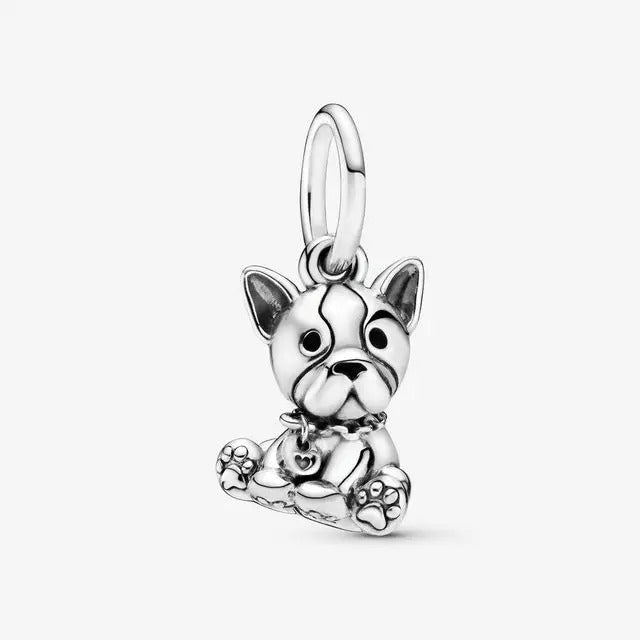 Silver French Bulldog Pendant