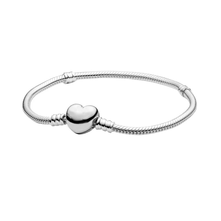 Silver Bracelet with Heart