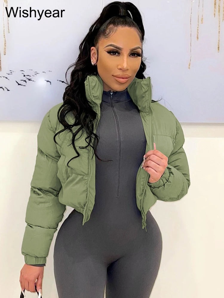 Green Down Jacket