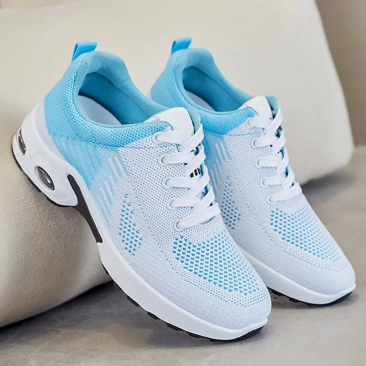 Blue Breathable Women's Air Cushion Sports Shoes