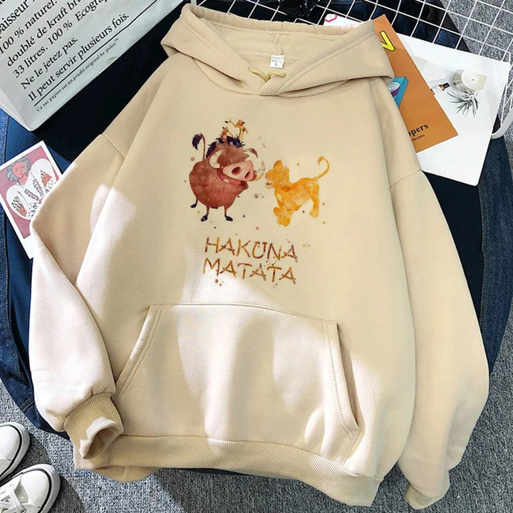 Beige Hakuna Matata Hoodie