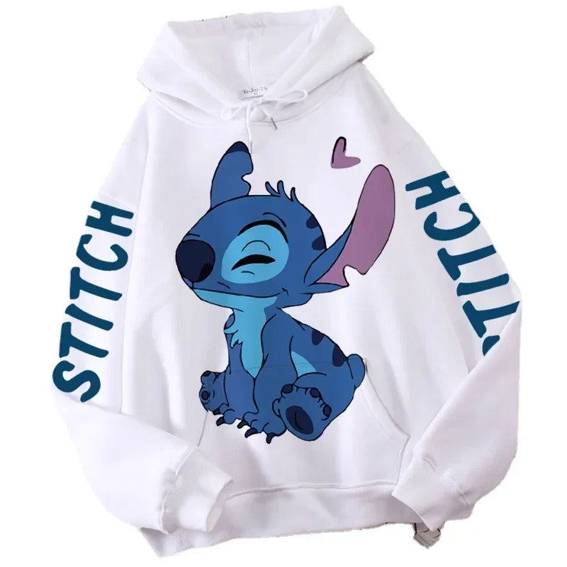 Biała Bluza Stitch Disney