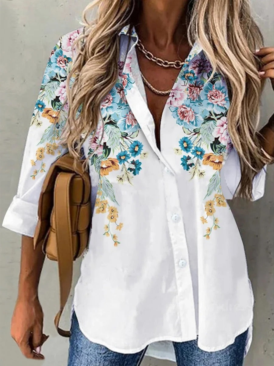 White Loose Fit Shirt